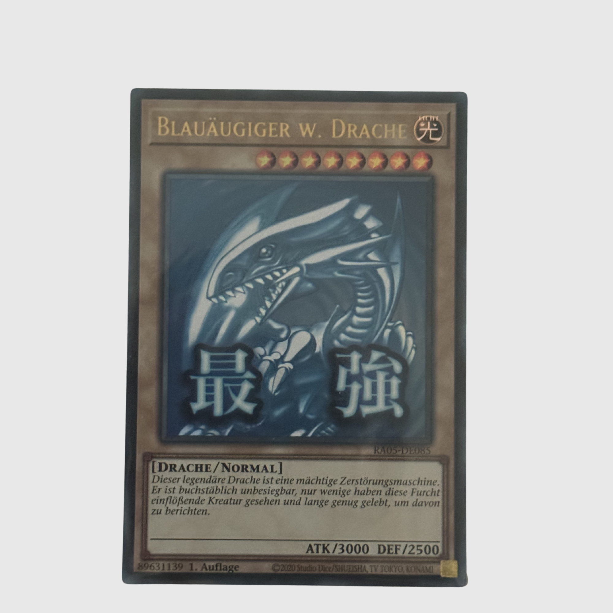 YU-GI-OH! BLAUÄUGIGER W. DRACHE RA05-DE085 – ULTRA RARE – NEAR MINT (DEUTSCH)