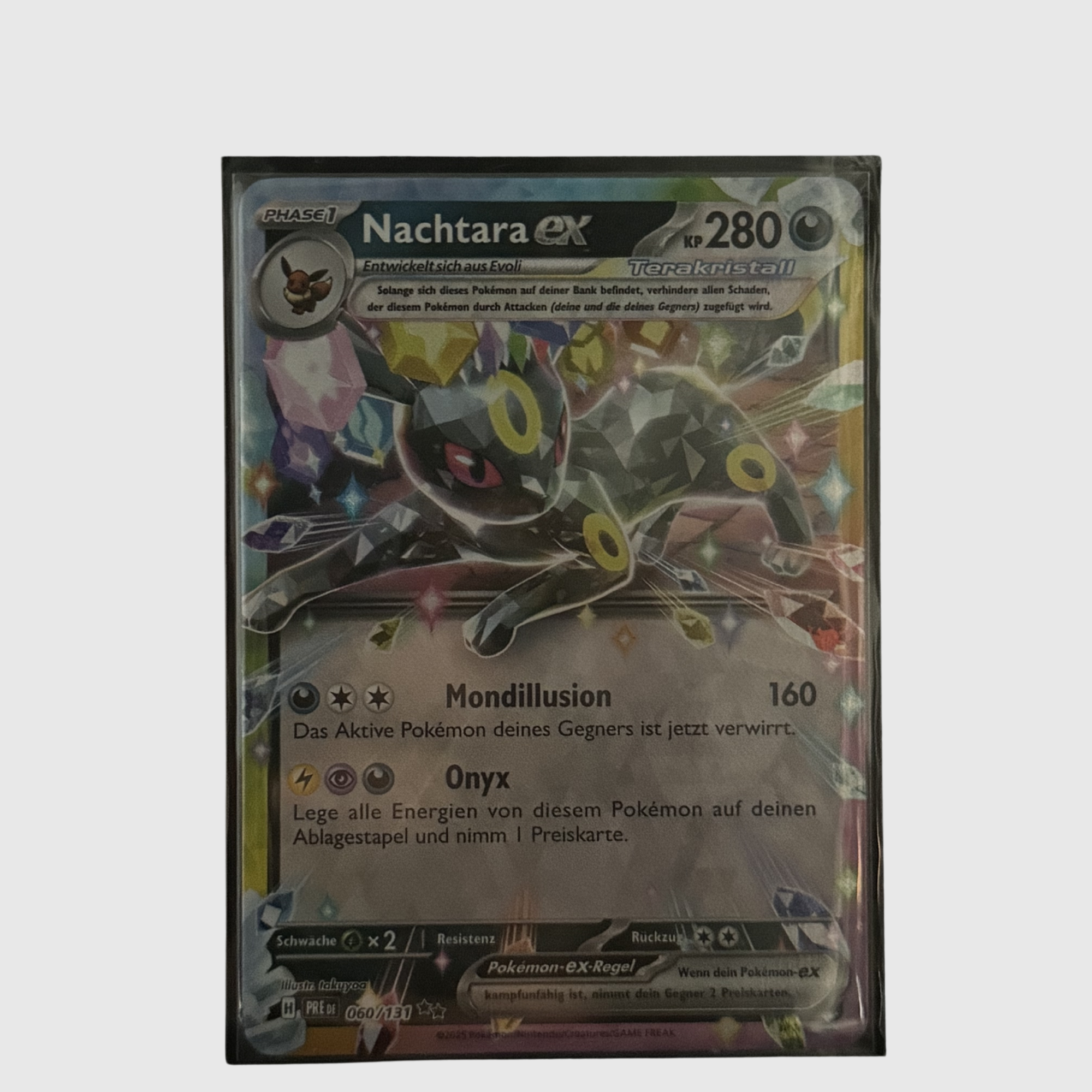 POKÉMON NACHTARA EX PRE-060 – PRISMATISCHE ENTWICKLUNGEN – NEAR MINT (DEUTSCH)