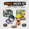 Naruto Soccer Funko Pop! Bundle Set #2338 & #2339 – Naruto Uzumaki & Sasuke Uchiha