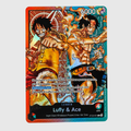 ONE PIECE LUFFY & ACE ST30-001 SPECIAL LEADER – HOLO – ENGLISCH – NEAR MINT